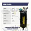 COMPRESORA DE AIRE KANTHER UB 30 — 80 GALONES — 3Hp — VERTICAL 🇨🇳🇵🇪