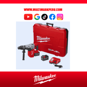 KIT DE MARTILLO ROTATIVO M18 SDS  MAX DE 1-3/4", MILWAUKEE 271722HD