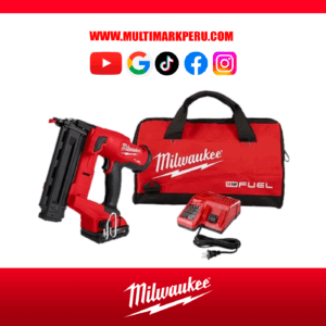 KIT DE CLAVADORA DE CLAVOS MILWAUKEE 274621CT, CALIBRE 18 M18 FUEL