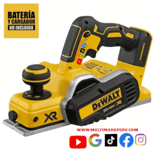 Cepillo dewalt inalambrico xr DCP580B