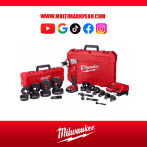 KIT DE HERRAMIENTAS DE  EXTRACCION MILWAUKEE 267723, M18 FORCE LOGIC  6T DE 1/2" A 4"