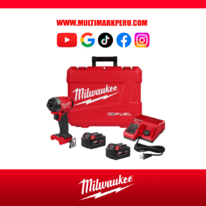 Kit de destornillador de impacto hexagonal M18 FUEL™ de 1/4" MILWAUKEE 295322