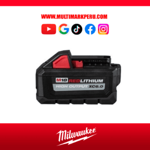 BATERIA REDLITHIUM HIGH OUTPUT XC6.0 MILWAUKEE 48111865