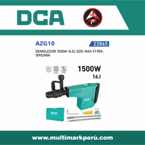 DEMOLEDOR DCA 1500W 16.0J SDS-MAX FI:900-1890/MIN, AZG10