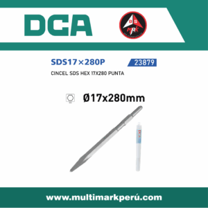 CINCEL SDS HEX 17X280 PUNTA,  SDS17×280P