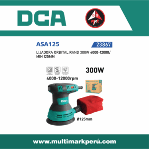 LIJADORA ORBITAL RAND 300W 4000-12000/  MIN 125MM, ASA125