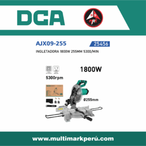 INGLETADORA DCA, 1800W 255MM 5300/MIN,  AJX09-255