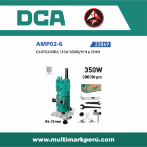 CANTEADORA DCA, 350W 30000/MIN 6.35MM, AMP02-6