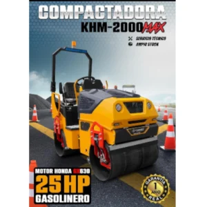 Rodillo compactador 25HP khomander tecnología alemana