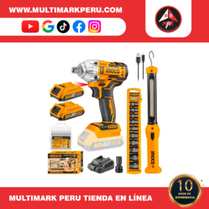 Kit INGCO combo de 2 pcs de  20V CIWLI2038  HWLI35261, COSLI23011