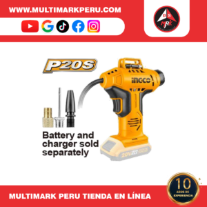 INFLADOR INGCO PISTOLA A  20V, CACLI2001