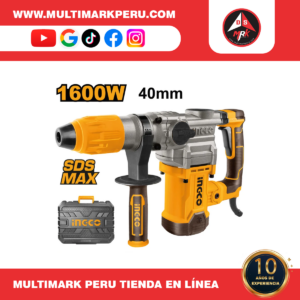 ROTOMARTILLO INGCO 1600W 10.0J  (SDS MAX), RH1600388