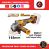 Amoladora  Angular 4½''  20V, CAGLI21154