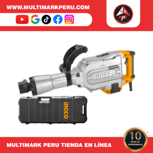 MARTILLO  DEMOLEDOR  1700W 45J  16KGS (HEX), PDB17008