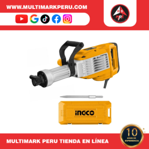 MARTILLO  DEMOLEDOR  1700W 50J  14KGS (SDS  HEX), PDB170068