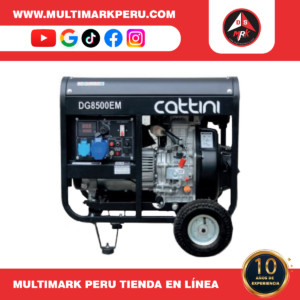 GENERADOR ABIERTO CATTINI DIESEL MONOFASICO 7KW, 334SG850EM