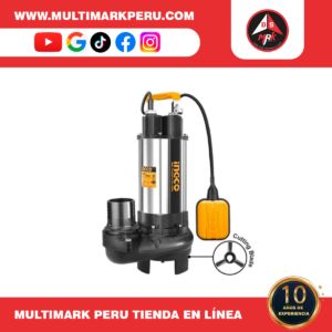 BOMBA  SUMERGIBLE  2200W POZO  NEGRO  METALICA, SPDB22008-5