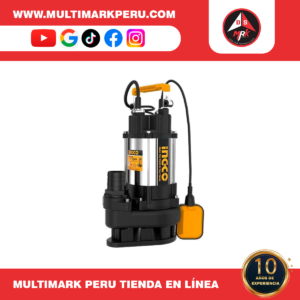 BOMBA  SUMERGIBLE  750W POZO  NEGRO  METALICA, SPDS7508-5