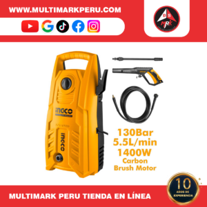 HIDROLAVADORA INGCO DE ALTA  PRESION, HPWR14008