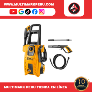HIDROLAVADORA INGCO DE ALTA  PRESION 1800W, HPWR18008
