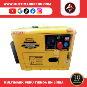GENERADOR BALLACK ENCAPSULADO 6KW, DG6500SE TRIFÁSICO