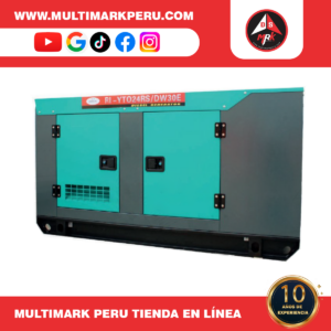 GENERADOR CATTINI DIESEL-DÍNAMO DE 24KW ENCAPSULADO MOTOR YTO, 710YTORS24KW