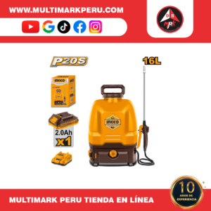 Mochila  Pulverizador  inalámbrico 16L  +BAT+CARGADOR, CSPLI20162