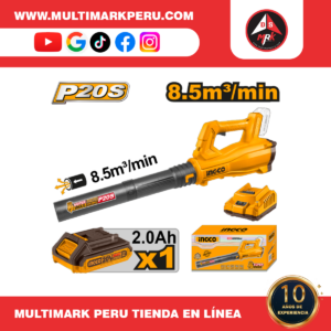 sopladora  aspiradora bateria  20V, CABLI203235