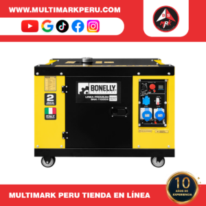 GENERADOR BONELLY DIESEL SILENCIOSO 6KW MONOFÁSICO 220V