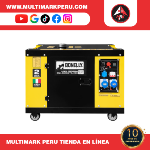 GENERADOR BONELLY DIESEL SILENCIOSO 6KW TRIFÁSICO 220V