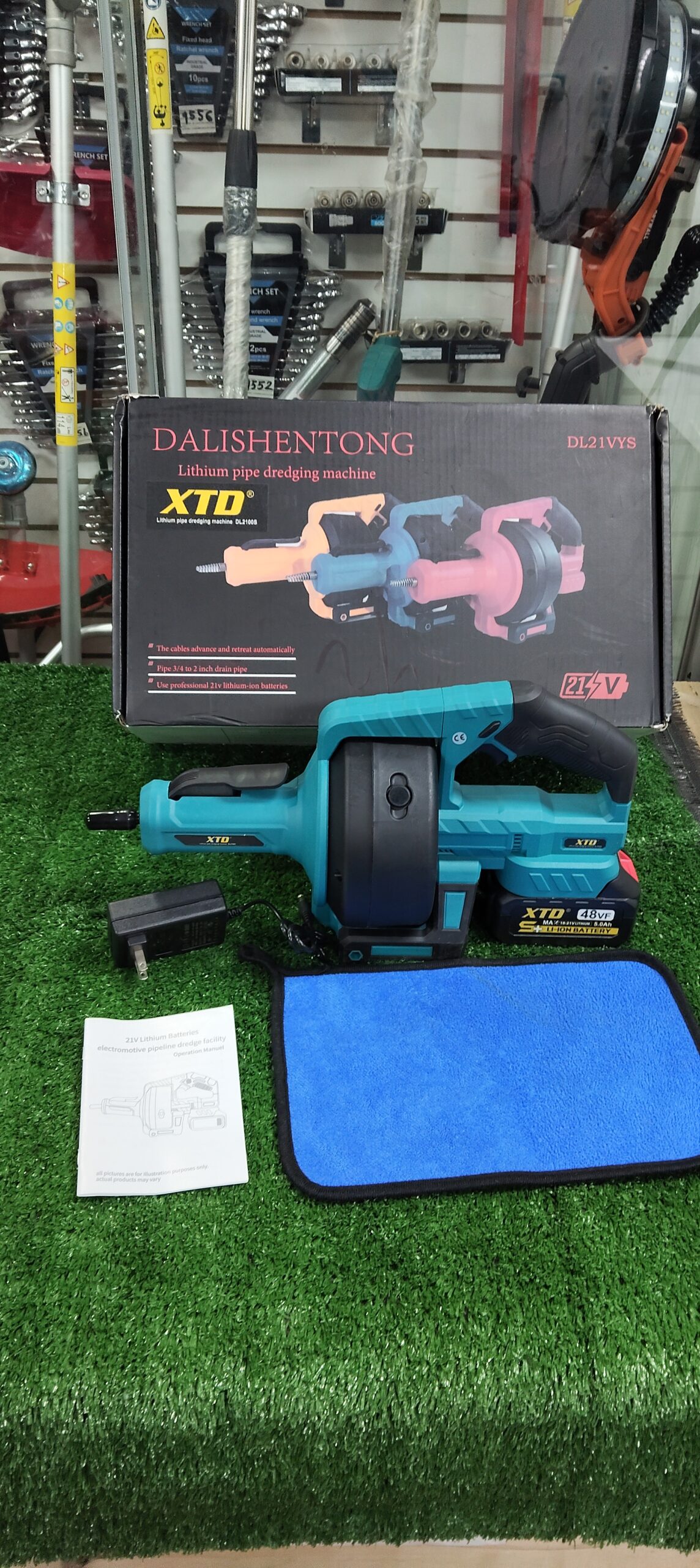 Desatorador de Tuberías y Destapa Caños XTD 21V | Multimark Perú