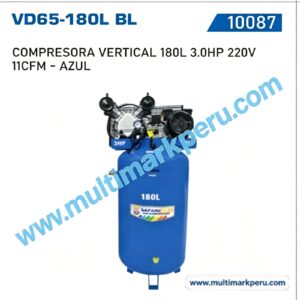 Compresora Vertical Safari 180 Litros 3.0HP — VD65-180L BL