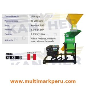 MOLINO FORRAJERO KANTHER KTR300G — FABRICACIÓN NACIONAL 🇵🇪